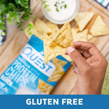 Quest Nutrition Tortilla Style Protein Chips, Ranch, Low Carb, Gluten Free, Baked, 8 Count
