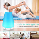 URPOWER 2nd Version Essential Oil Diffuser Aroma Essential Oil Cool Mist Humidifier-White