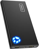 INIU Portable Charger, 10000mAh Power Bank, 4.8A High-Speed 2 USB Ports with Flashlight Battery Pack