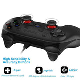 GameSir G3w Wired PC Controller for Windows 10/8.1/8/7 / Android / PS3 / Steam Dual Shock Game Gamepad （ No Phone Bracket ）