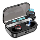 Wireless Earbuds,Kissral Bluetooth 5.0 Earbuds with 3000mAh Charging Case LED Battery Display 90H Playtime in-Ear Bluetooth Headset IPX7 Waterproof
