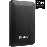 2.5" 120GB Ultra Slim Portable External Hard Drive USB3.0 HDD Storage Compatible for PC, Desktop, Laptop(Black)