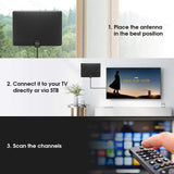 Biling TV Antenna for Digital TV Indoor, 90-130 Miles Digital Antenna Indoor Amplified HD Antenna