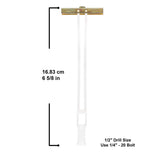 TOGGLER SNAPTOGGLE BB Toggle Anchor, Zinc-Plated Steel Channel, Made in US, 3/8" to 3-5/8" Grip Range, For 1/4"-20 UNC Fastener Size (Pack of 100)