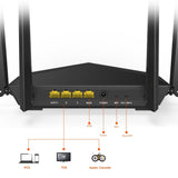 Tenda AC1200 Dual Band WiFi Router, High Speed Wireless Internet Router