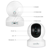Home Security Camera, Baby Camera,1080P HD Wansview Wireless WiFi Camera for Pet/Nanny, Free Motion Alerts, 2 Way Audio, Night Visiona