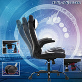 BestOffice PC Gaming Chair Ergonomic Office Chair Cheap Desk Chair, Black and White