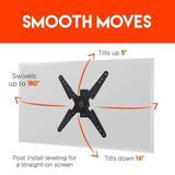ECHOGEAR Full Motion Articulating TV Wall Mount Bracket for 26-55 Inch TVs – Extend