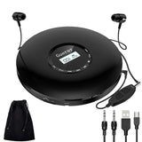 Portable CD Player 1400mAh CD Walkman Rechargeable CD Player Portable Gueray CD Discman Personal CD Player