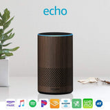 Echo (2nd Generation) - Smart speaker with Alexa and Dolby processing - Walnut Finish