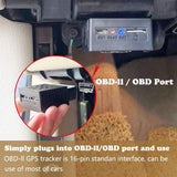 SinoTrack GPS Tracker Platform No Monthly Fee, Real-Time OBD Car GPS Tracking Device Locator, Mini OBD II Vehicle Tracker with Alert System for Car