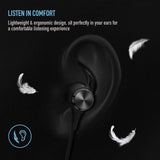 Boltune Wireless Headphones, Bluetooth 5.0 IPX7 Waterproof 16 Hours Playtime Bluetooth Headphones, with Magnetic Connection, Sports Earphones