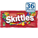 SKITTLES Original Fruity Candy Singles, 2.17-Ounce 36 individual packs