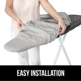 Gorilla Grip Reflective Silicone Laundry Board Cover Pad for Ironing