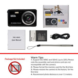 Mini Digital Camera for Photography with 2.8 Inch LCD 8X Digital Zoom, 20MP HD Digital Camera Rechargeable Point and Shoot Camera (Black)