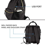 KROSER Laptop Backpack 14.1 Inch Stylish School Computer Backpack Casual Daypack Laptop Bag Water Repellent Nylon Business Bag