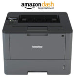 Brother Monochrome Laser Printer, HL-L6200DW, Wireless Networking, Mobile Printing, Duplex Printing, Large Paper Capacity, Amazon Dash Replenishment
