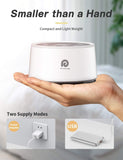 Dreamegg D1 Sound Machine - White Noise Machine with Baby Night Light for Sleeping, High Fidelity Sounds,Timer &Memory Feature, Sound Machine(White)