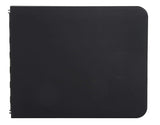 Cosco Deluxe 6 Foot x 30 inch Fold-in-Half Blow Molded Folding Table, Black Black