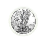 2019 - American Silver Eagle in Plastic Air Tite with our Certificate of Authenticity Dollar Uncirculated Us Mint
