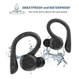 HolyHigh Sports Wireless Earbuds Bluetooth 5.0 IPX7 Waterproof Sweatproof in Ear Mini Stereo Sound Wireless Earphones Headphones with Charging Case