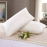 Emolli 12 x 20 Pillow Inserts Set of 2, Throw Pillow Inserts - white