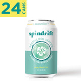 Spindrift Sparkling Water, Cucumber Flavored, Made with Real Squeezed Fruit