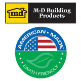 M-D Building Products 57794 2 3-Feet .019-Inch Thick Plain Aluminum Sheet, 24" x 36", Mill