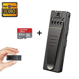 Mini Spy Hidden Camera, Full HD 1080P Portable Mini Nanny Cam with Night Vision and Portable Pocket Clip Wearable Body Camera Recorder(with 32G Card)