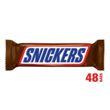 SNICKERS Singles Size Chocolate Candy Bars 1.86-Ounce Bar 48-Count Box