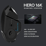 Logitech G502 Lightspeed Wireless Gaming Mouse with Hero 16K Sensor, PowerPlay Compatible, Tunable Weights and Lightsync RGB