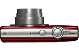 Canon PowerShot ELPH 180 20 MP Digital Camera (Red) + 32GB Card + Battery and Charger + Accessory Bundle