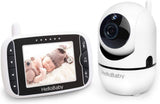 Baby Monitor with Remote Pan-Tilt-Zoom Camera and 3.2'' LCD Screen
