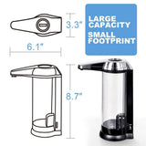 Secura 17oz/500ml Premium Touchless Battery Operated Electric Automatic Soap Dispenser w/Adjustable Soap Dispensing Volume Ctrl Dial 2-Year Warranty