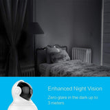 YI Dome Camera Pan/Tilt/Zoom Wireless IP Indoor Security Surveillance System 720p HD Night Vision, Motion Tracker, Auto-Cruise, Remote Monitor