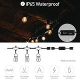 Outdoor Dimmer, 240W Max Outdoor String Lights Switch, Wireless Remote Control Dimmer
