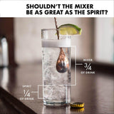 Q Mixers Tonic Water, Premium Cocktail Mixer, 6.7 oz (24 Bottles)