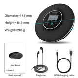 Portable CD Player, Soulcker Personal Compact Disc CD Player with Headphones Jack