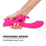 G Spot Rabbit Vibrator with Bunny Ears for Clitoris Stimulation, PALOQUETH Waterproof Clit Stimulator with 9 Vibration Modes Quiet Dual Motor