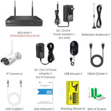 Wireless Security Camera System with 1TB Hard drive with Audio
