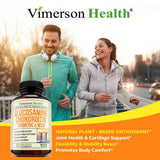 Glucosamine with Chondroitin Turmeric MSM Boswellia. Supports Occasional Joint Pain Relief. Helps Inflammatory Response, Antioxidant Properties