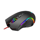 Redragon M602 RGB Wired Gaming Mouse RGB Spectrum Backlit Ergonomic Mouse Griffin Programmable with 7 backlight modes up to 7200 DPI  [Black]
