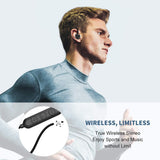 HolyHigh Sports Wireless Earbuds Bluetooth 5.0 IPX7 Waterproof Sweatproof in Ear Mini Stereo Sound Wireless Earphones Headphones with Charging Case