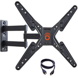 ECHOGEAR Full Motion Articulating TV Wall Mount Bracket for 26-55 Inch TVs – Extend