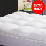 Extra Thick Mattress Topper, Cooling Mattress Pad Cover Topper, 400TC Cotton Pillow Top