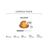 Nespresso VertuoLine Coffee, Melozio, 30 Capsules
