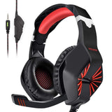 PECHAM 3.5mm Jack Gaming Headset for Xbox One, PS4, PS3, PC with Mic - Gaming Headphone for Cell Phone, Laptops, Computer (Red)