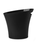 Umbra Skinny Sleek & Stylish Bathroom Trash, Small Garbage Can Wastebasket for Narrow Spaces at Home or Office, 2 Gallon Capacity, Black, 2-Pack