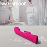 G Spot Rabbit Vibrator with Bunny Ears for Clitoris Stimulation, PALOQUETH Waterproof Clit Stimulator with 9 Vibration Modes Quiet Dual Motor