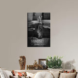 Mindset is Everything Motivational Canvas Wall Art Inspirational Entrepreneur Quotes Poster